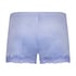 Shorts velour Lace, Blå