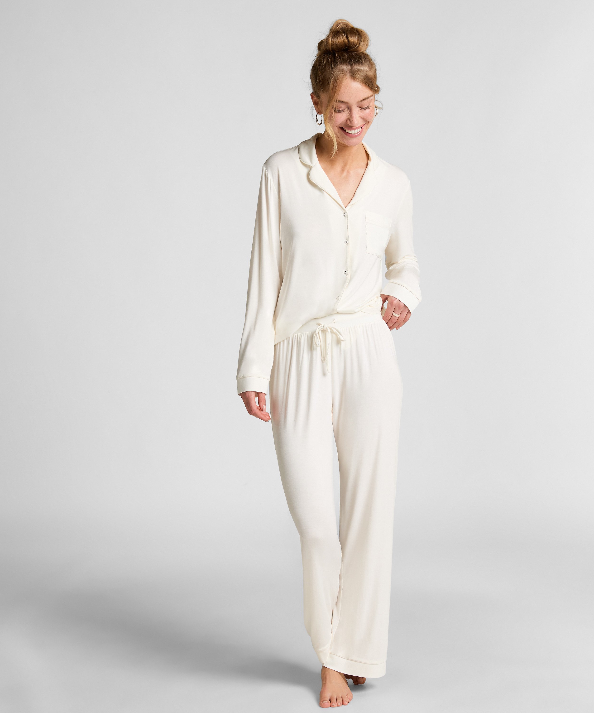 Jerseybukser Essential, Hvid, main