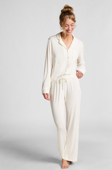 Hunkemöller Jerseybukser Essential Hvid