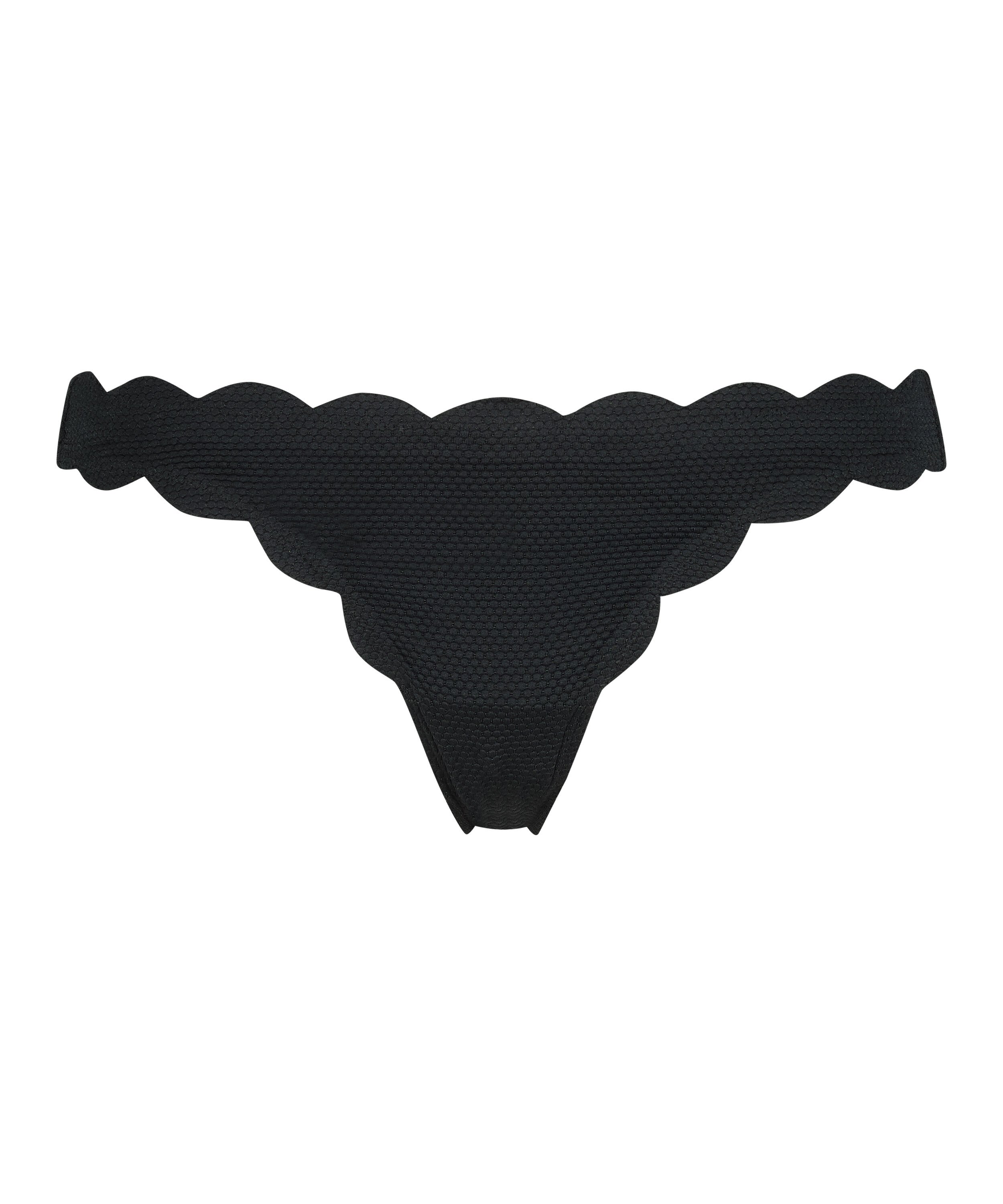 Rio Bikinitrusse Scallop, Sort