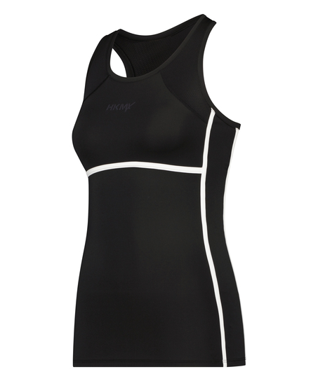 HKMX Slim fit top Ayla, Sort