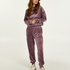 Tall joggingbukser velour, lilla