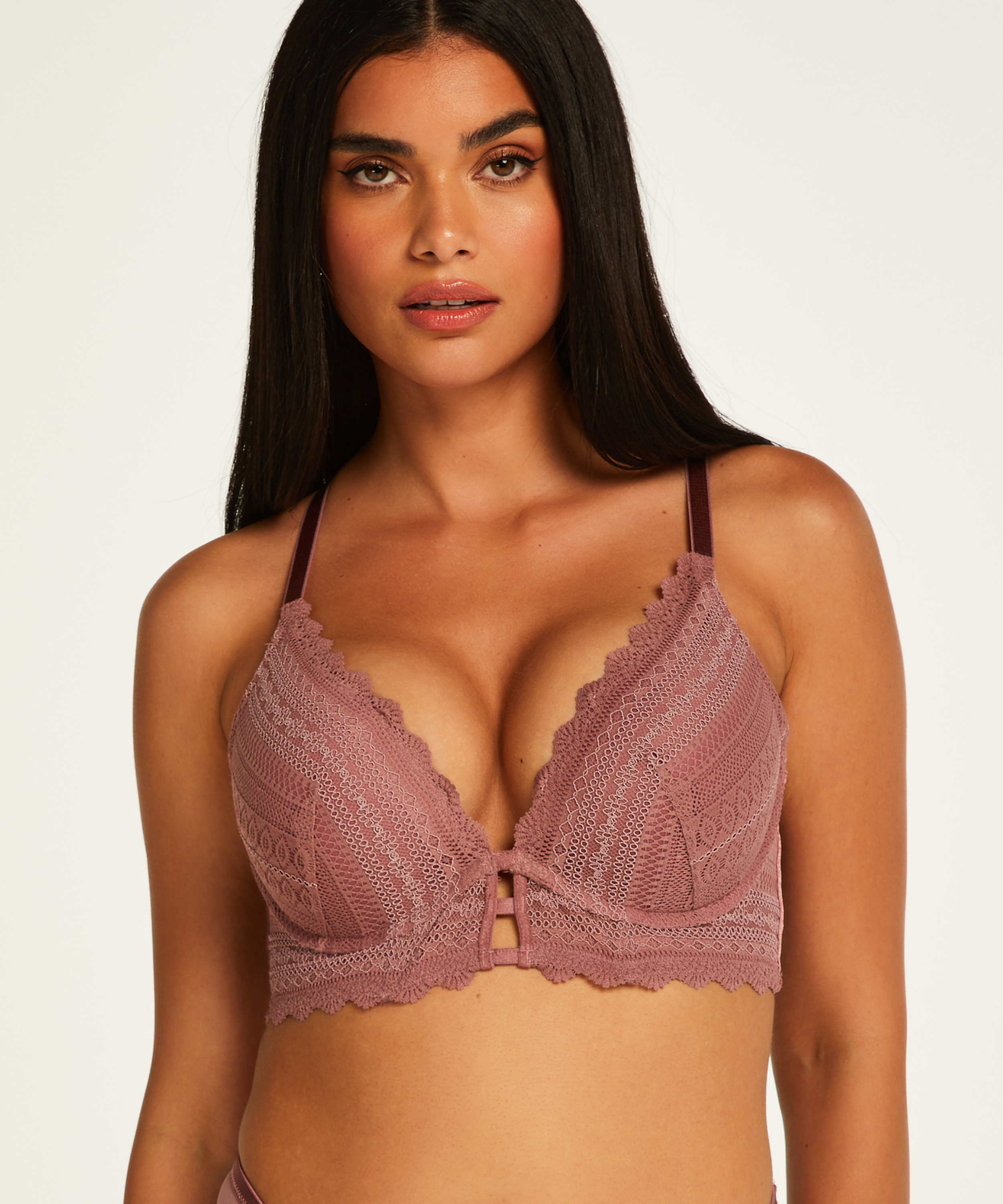 Formst&oslash;bt push-up longline b&oslash;jle-bh Chynna, Lilla, main