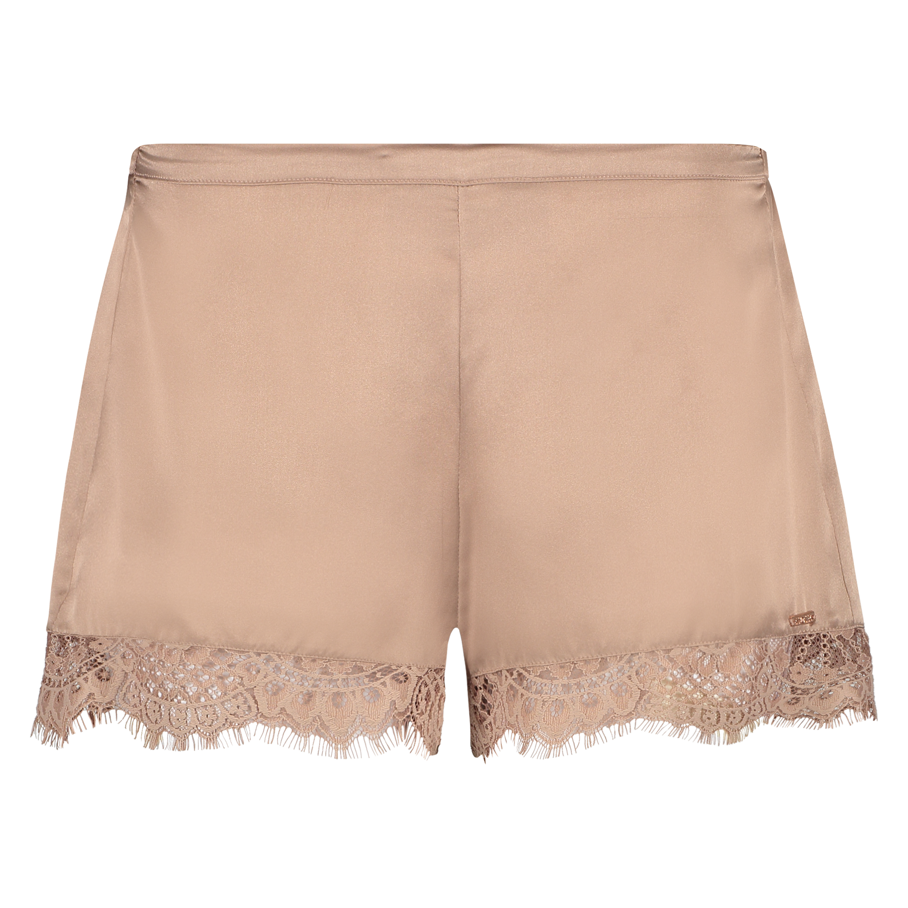 Pyjamasshorts silke Scallop Lace, pink, main