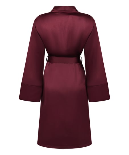 Badekåbe Satin Fleece, Rød