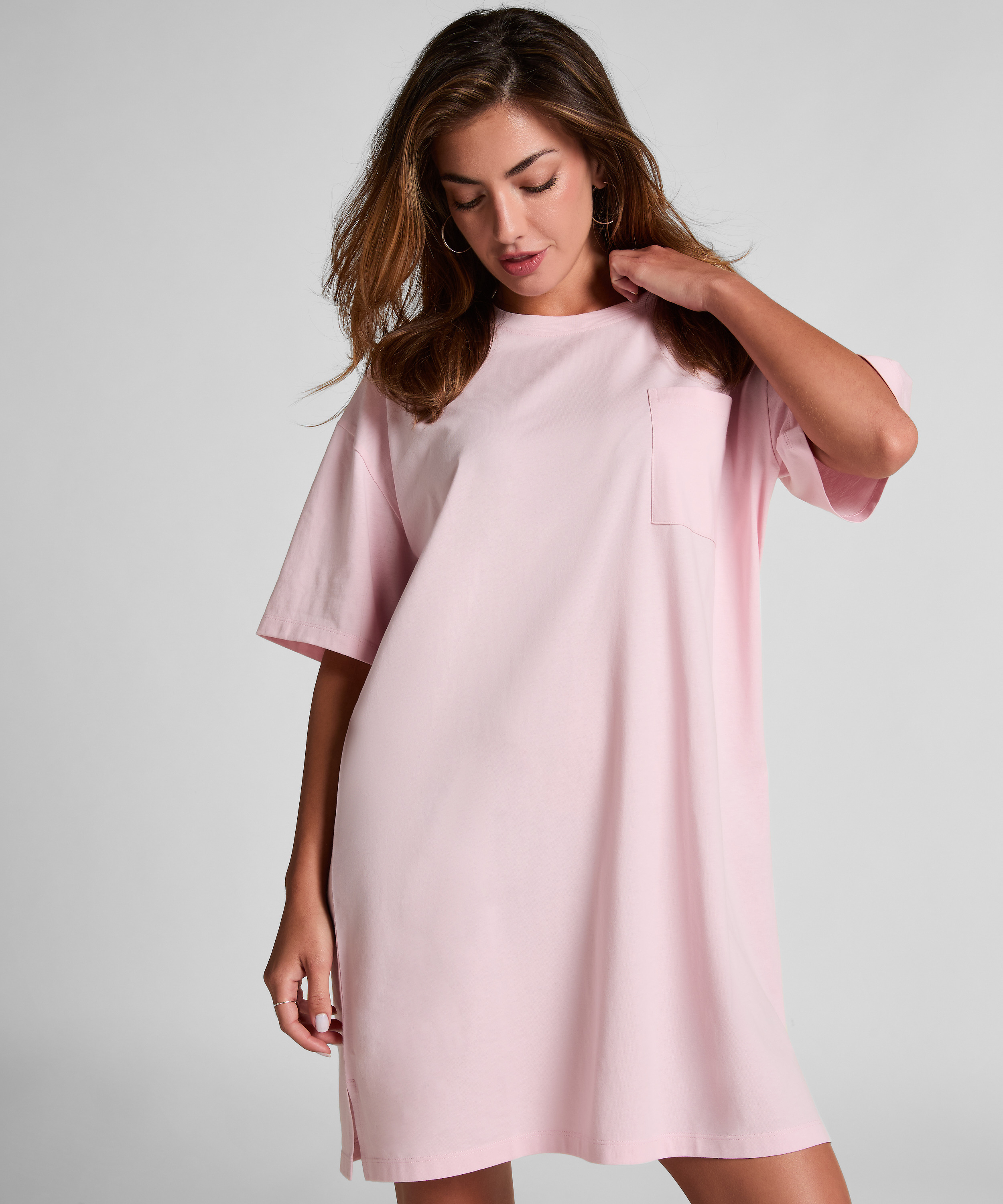 Natkjole, Lyserød, main