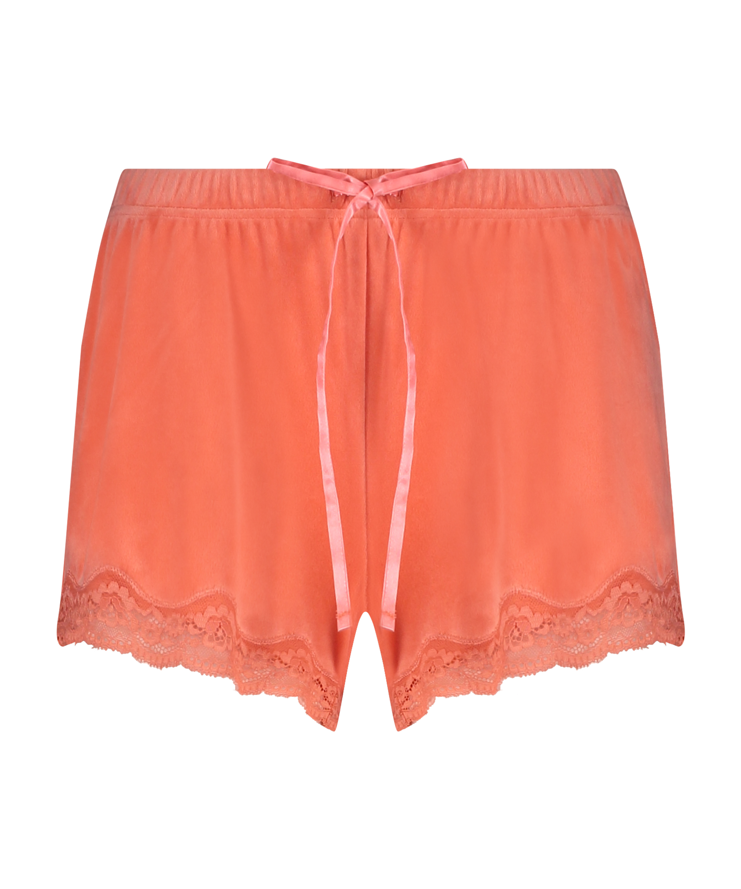 Shorts velour Lace, Orange, main
