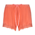 Shorts velour Lace, Orange