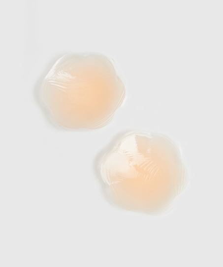 Brystvorteskjulere af silikone, hvid