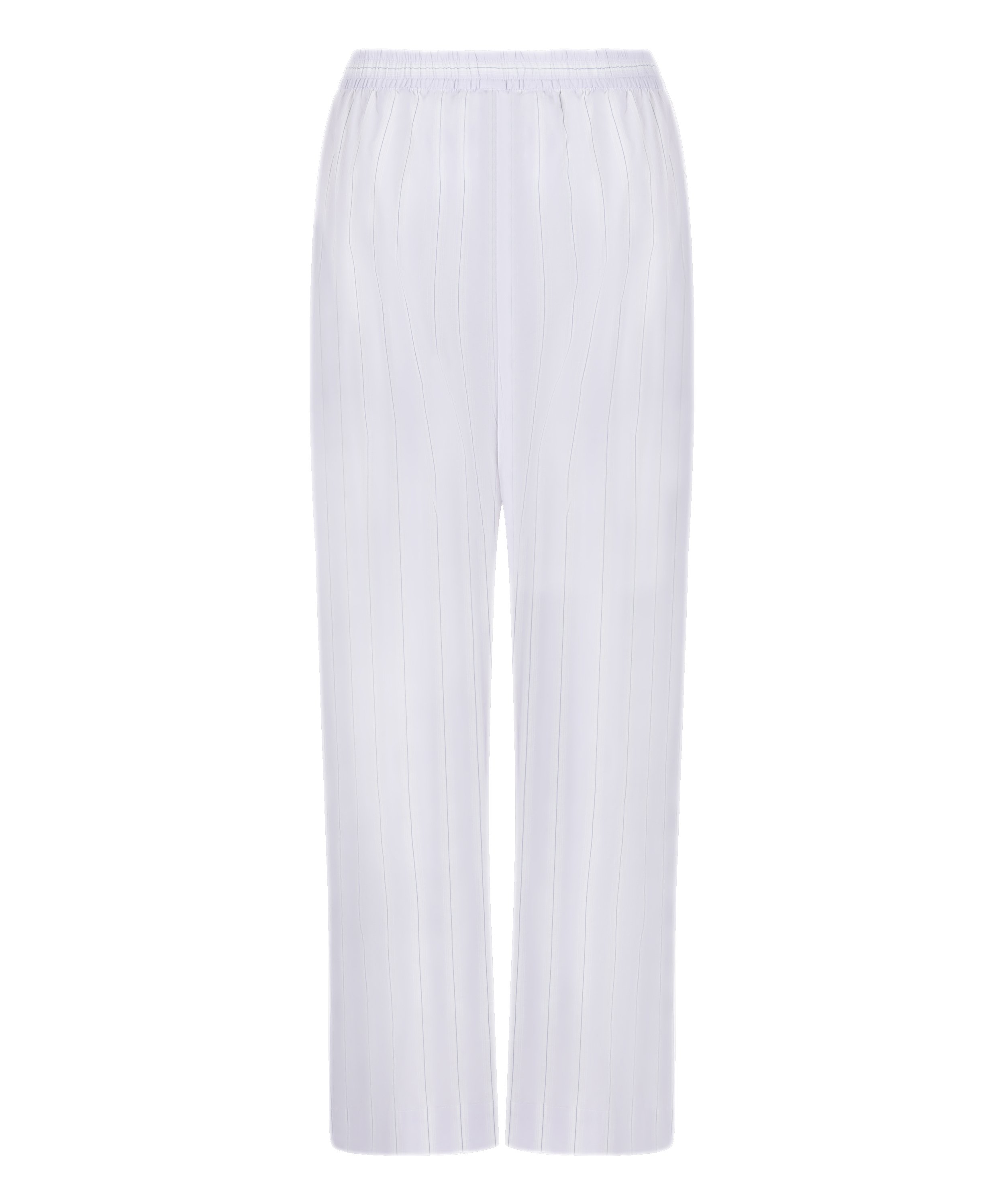 Bukser i v&aelig;vet, stribet bomuld, Lilla, main