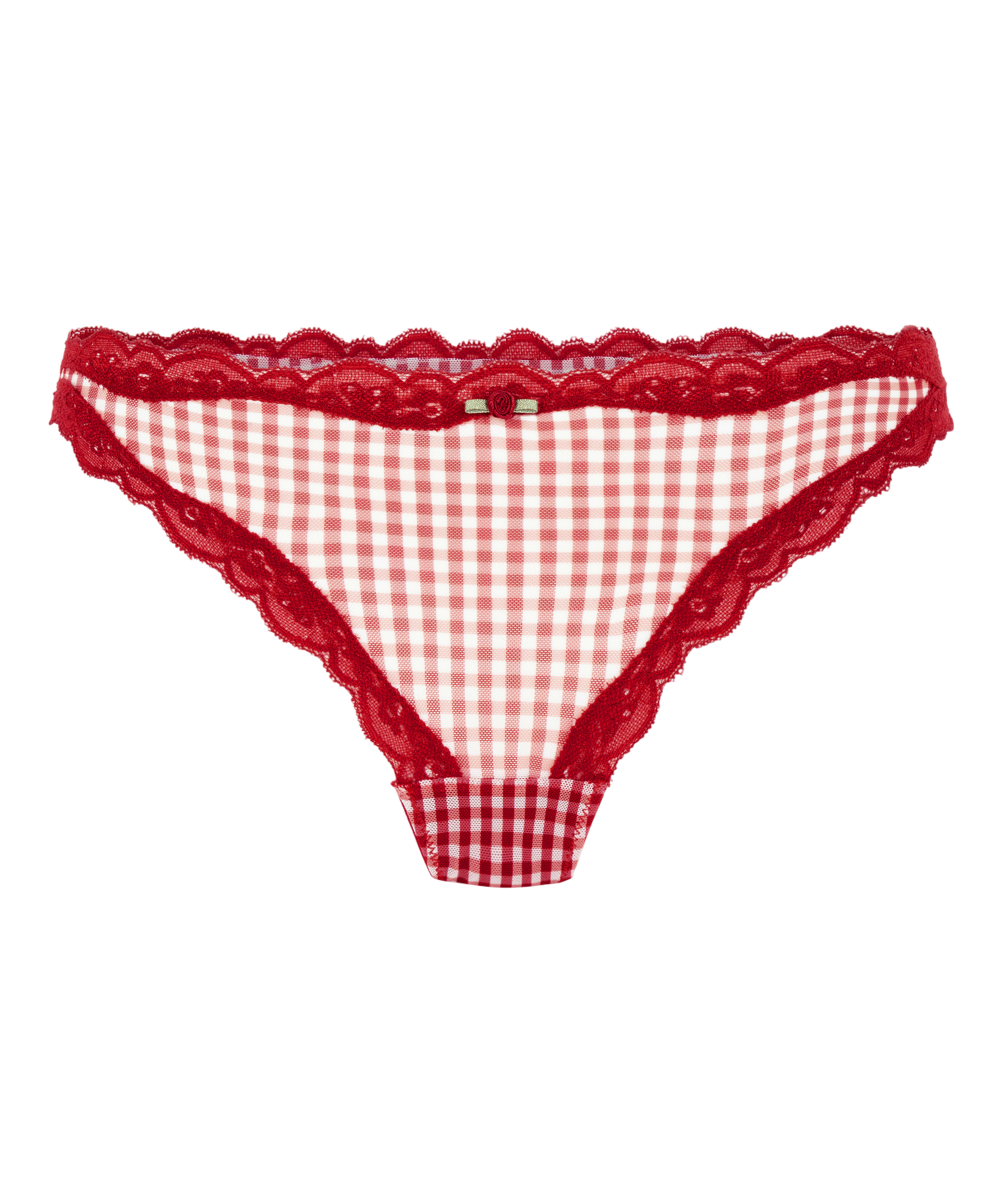 Liz G-streng med h&oslash;j benudsk&aelig;ring, R&oslash;d, main