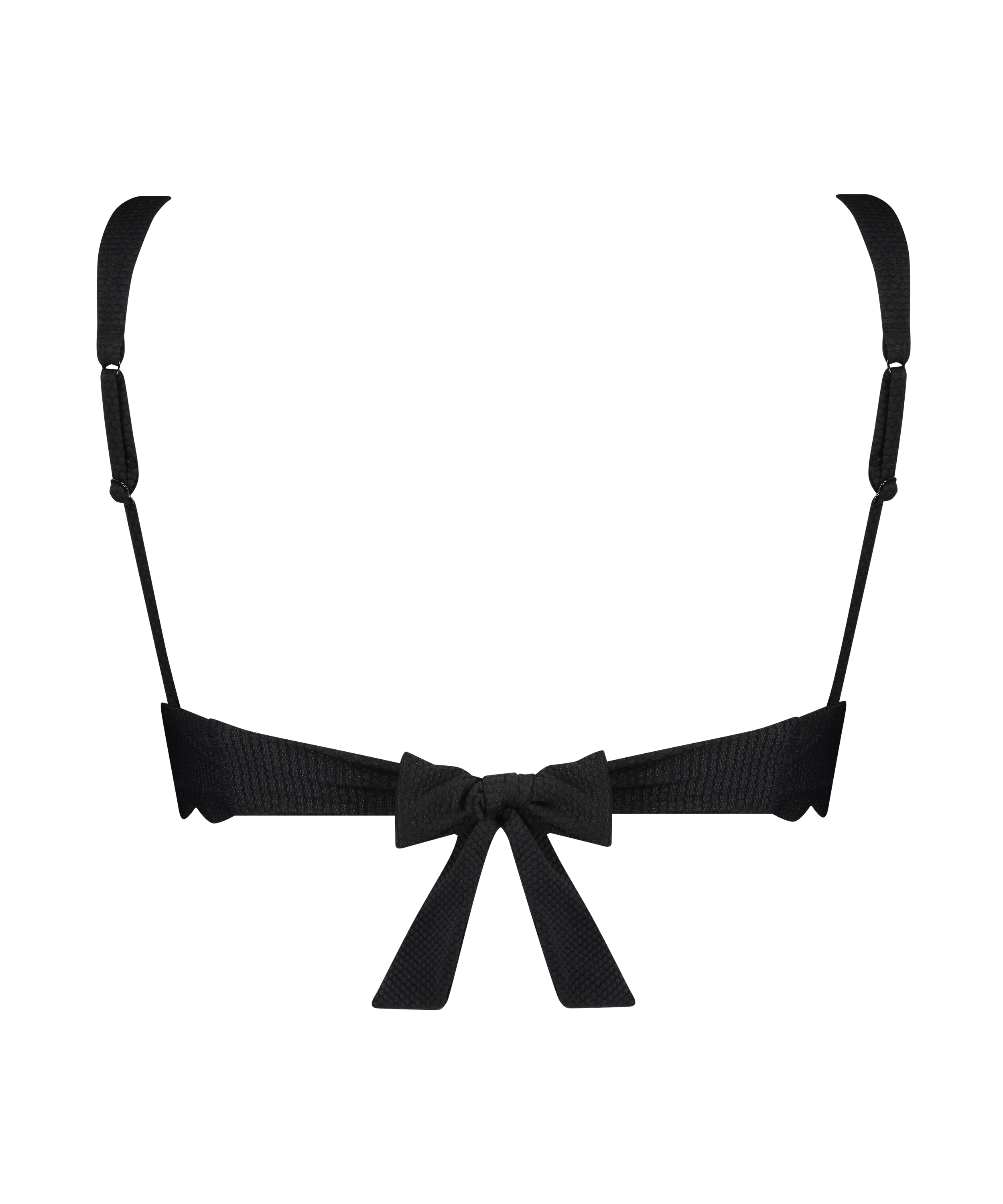 Triangle bikinitop Scallop, Sort, main