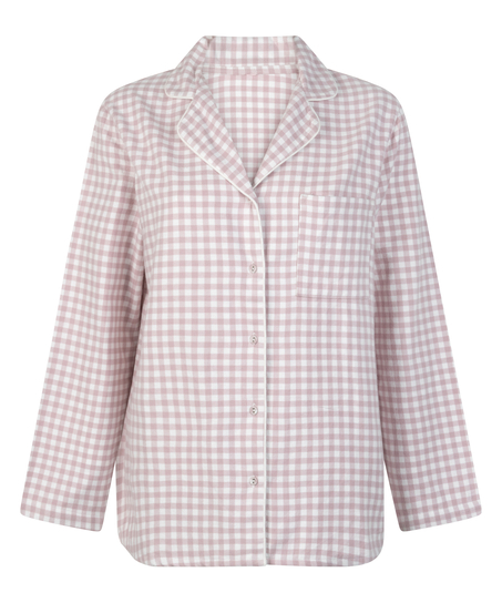 Pyjamastop Flonel Essentials, Lilla