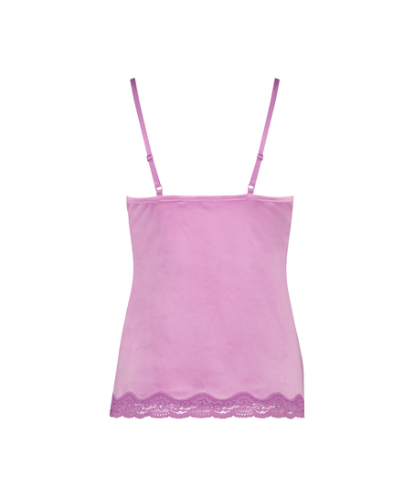 Cami top Velours Lace, Lyser&oslash;d