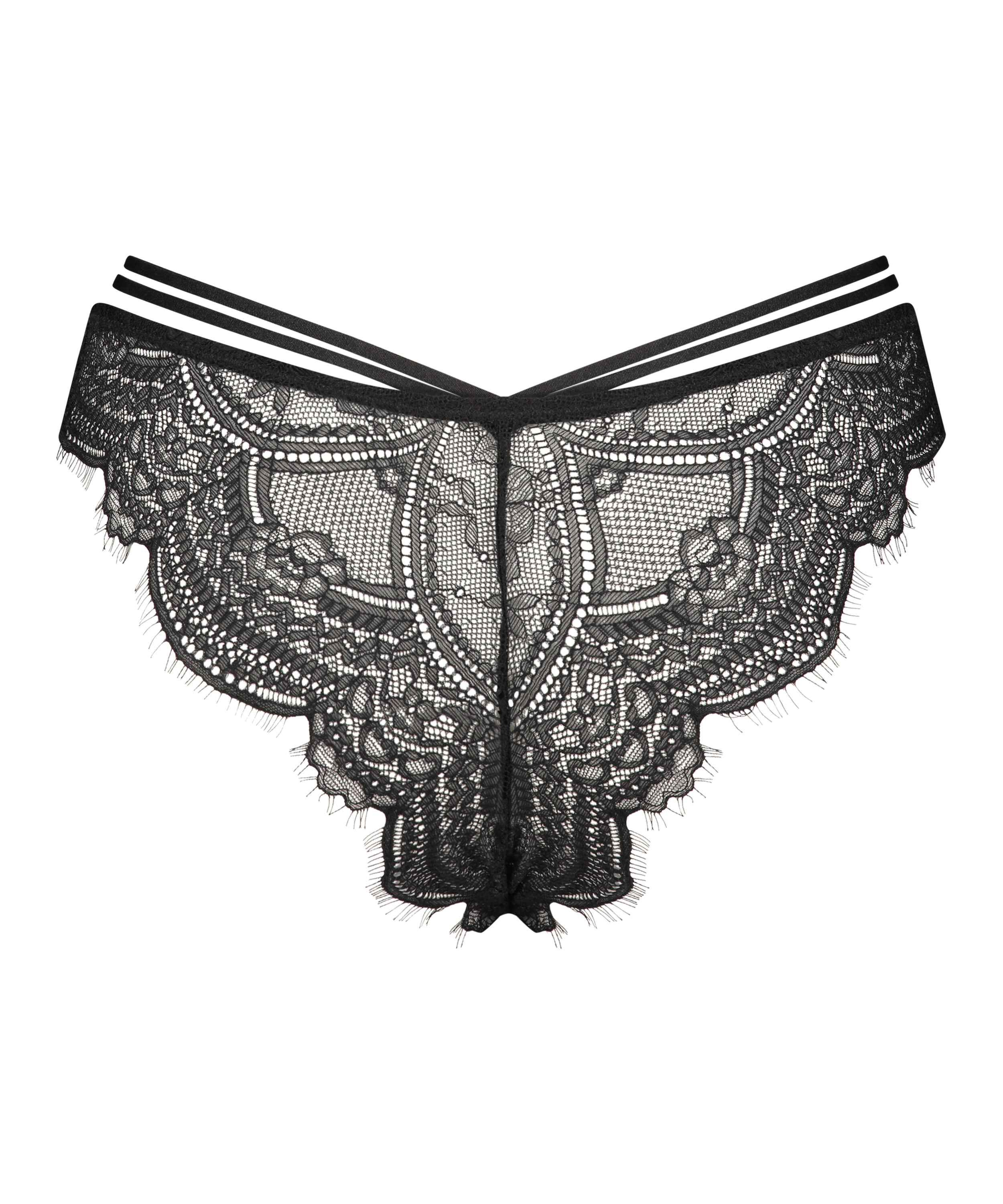 Brasiliansk trusse med høj udskæring Sian, sort, main