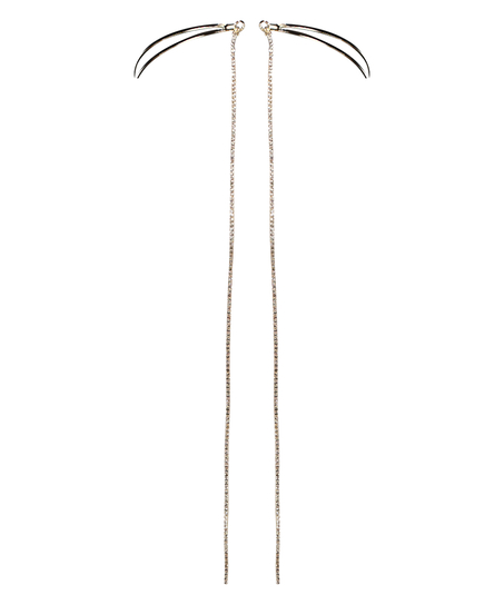 Halsb&aring;nd med k&aelig;de, gul