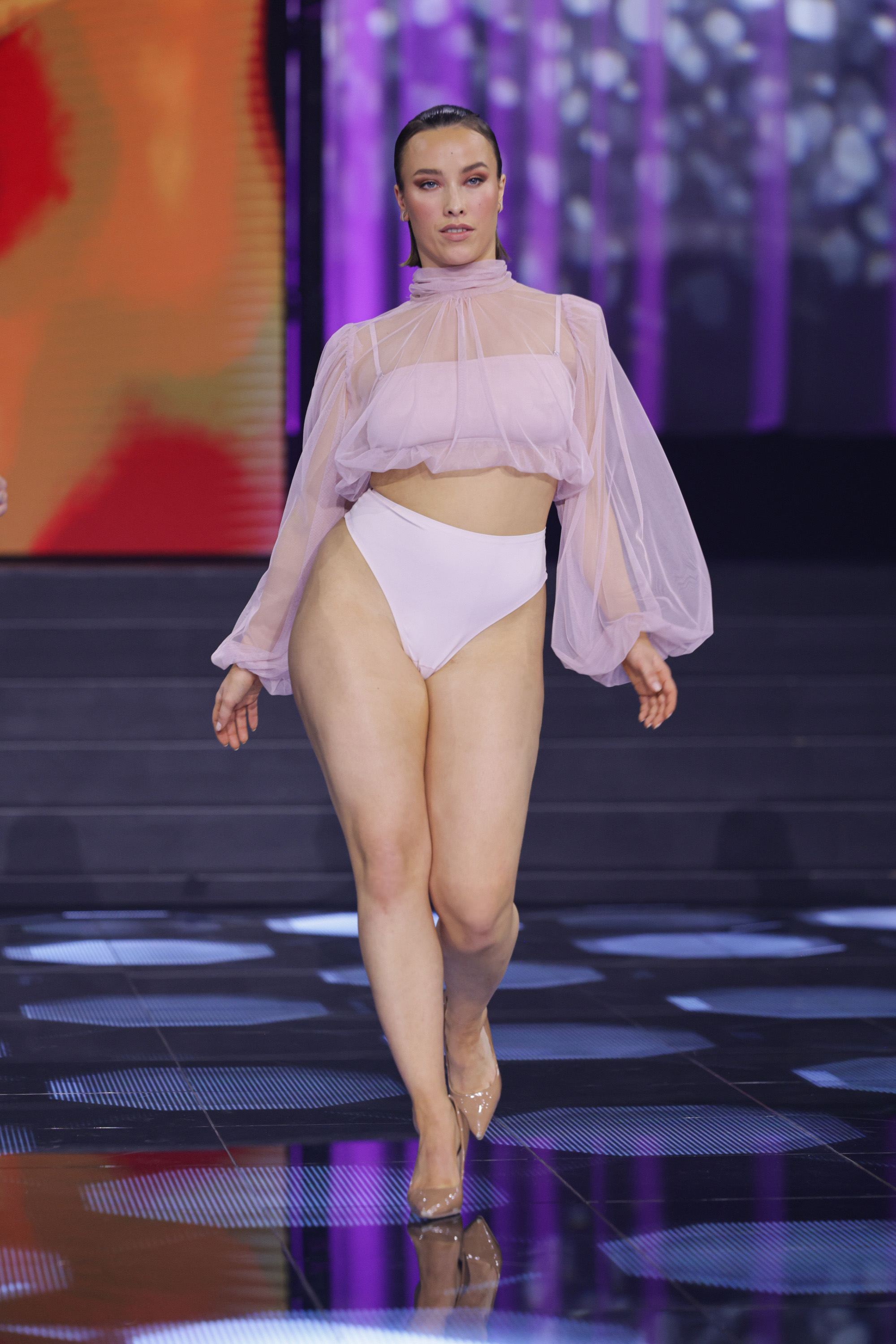 Bandeau Bralette Smooth, Lyserød, main