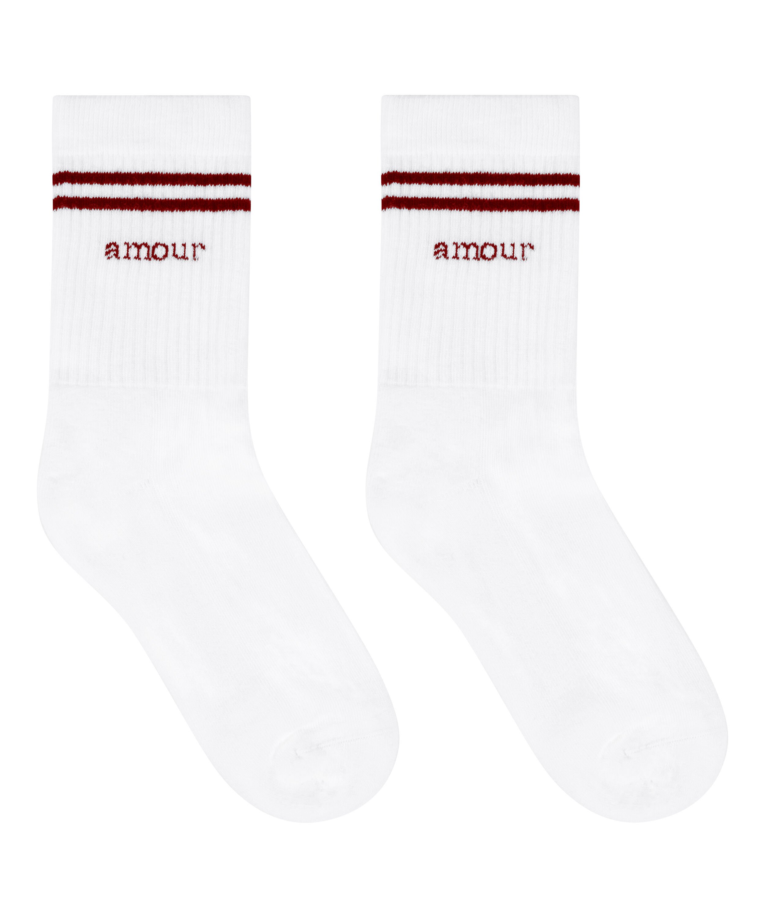 Crew-sokker i bomuld, Hvid