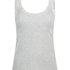 Singlet Rib Lace, Beige