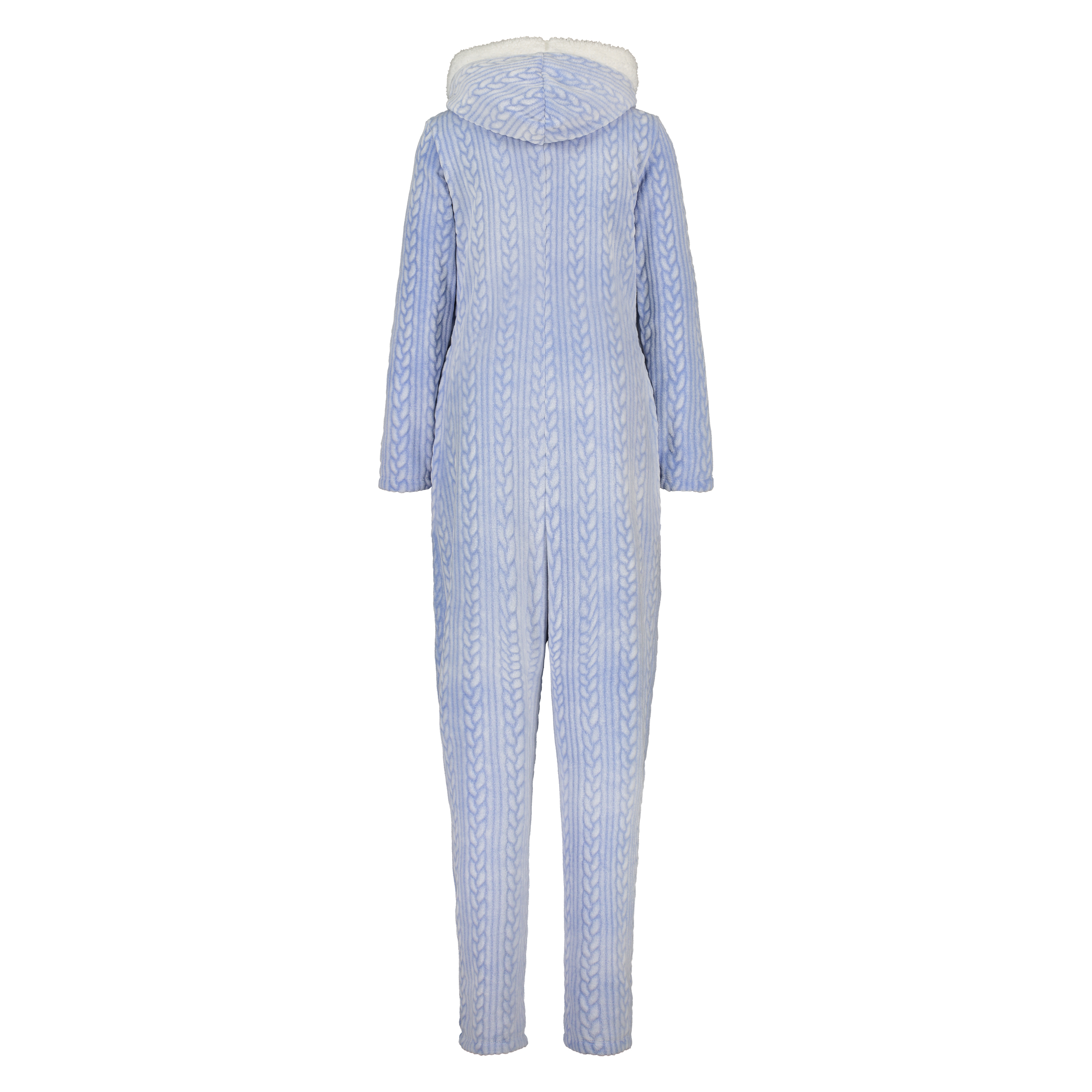 Onesie-jumpsuit Fleece, blå, main