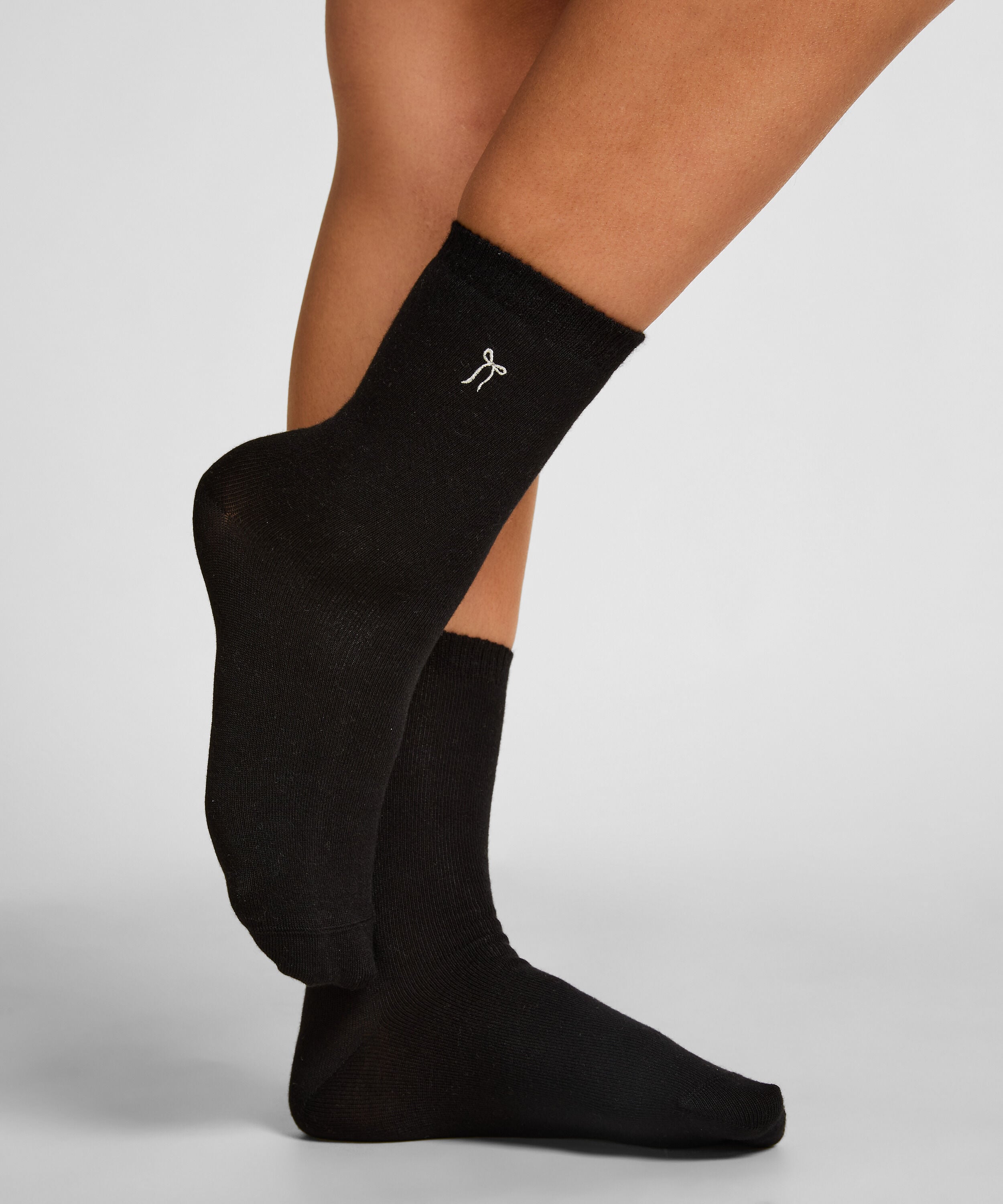 Crew-sokker i modal, Sort