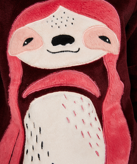 Fleece Long trøje, Rød