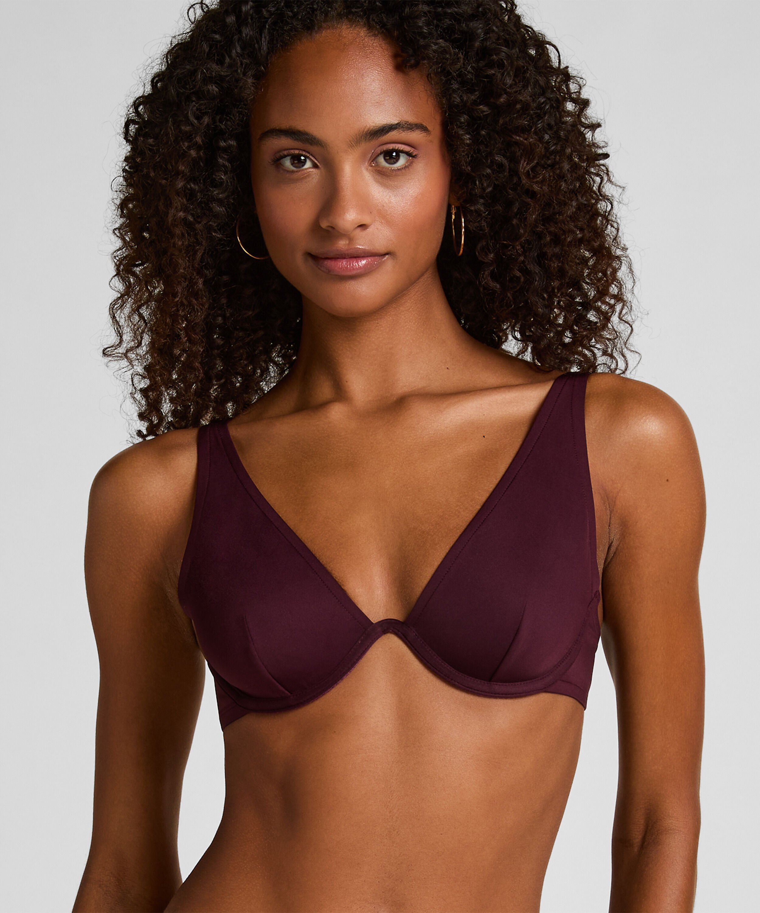 Neopren bikinitop, Lilla