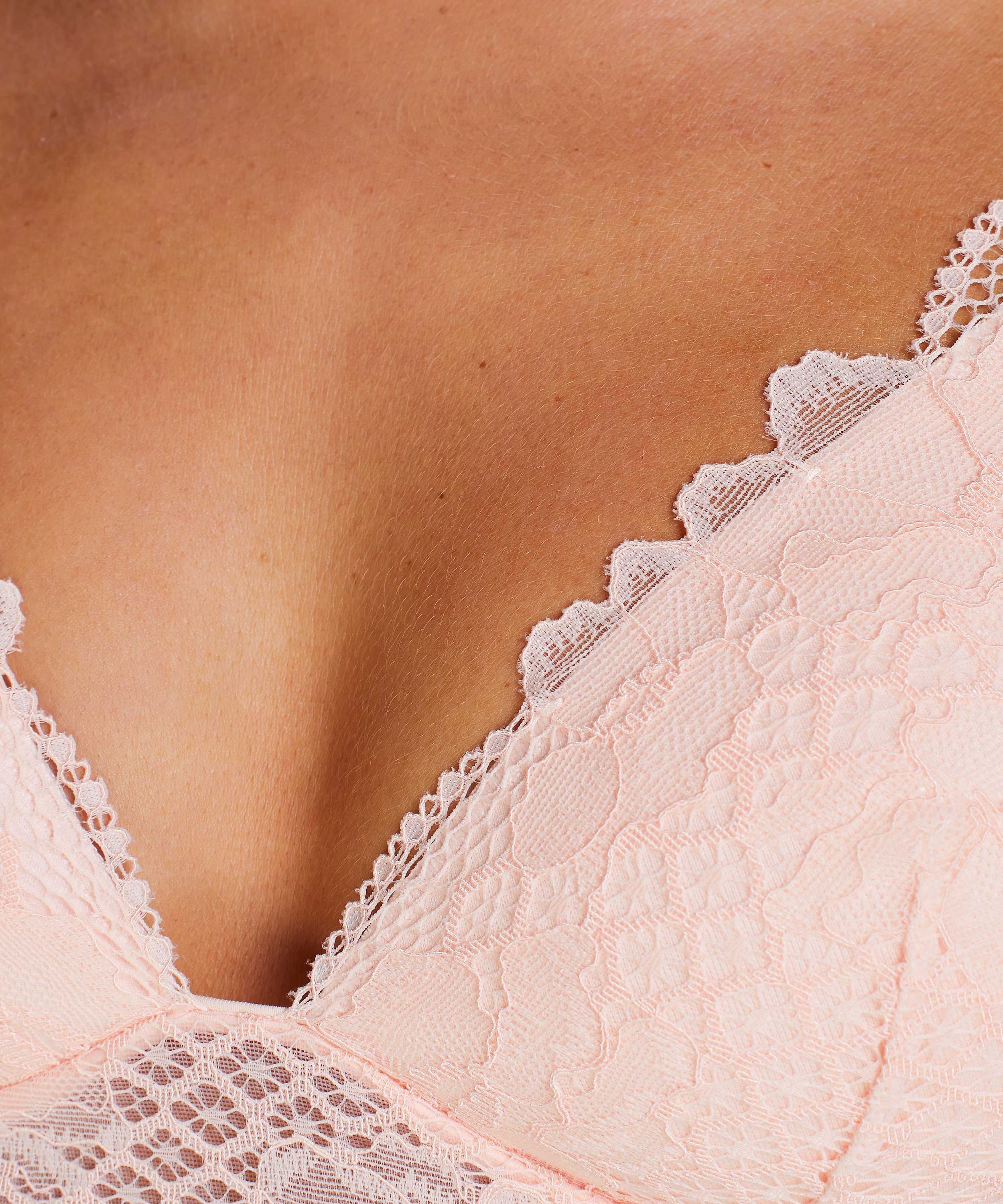 Formstøbt bh uden bøjle Lily, pink, main