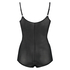 Opstrammende body med bølget kant - Level 3, Sort