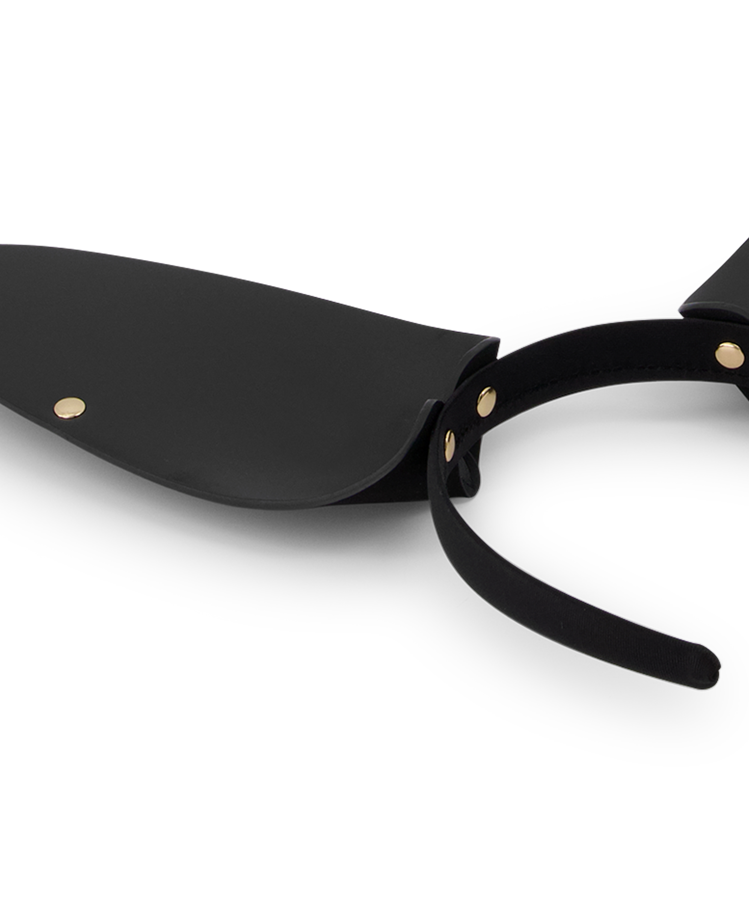 Pandeb&aring;nd i kunstl&aelig;der Bunny, sort, main