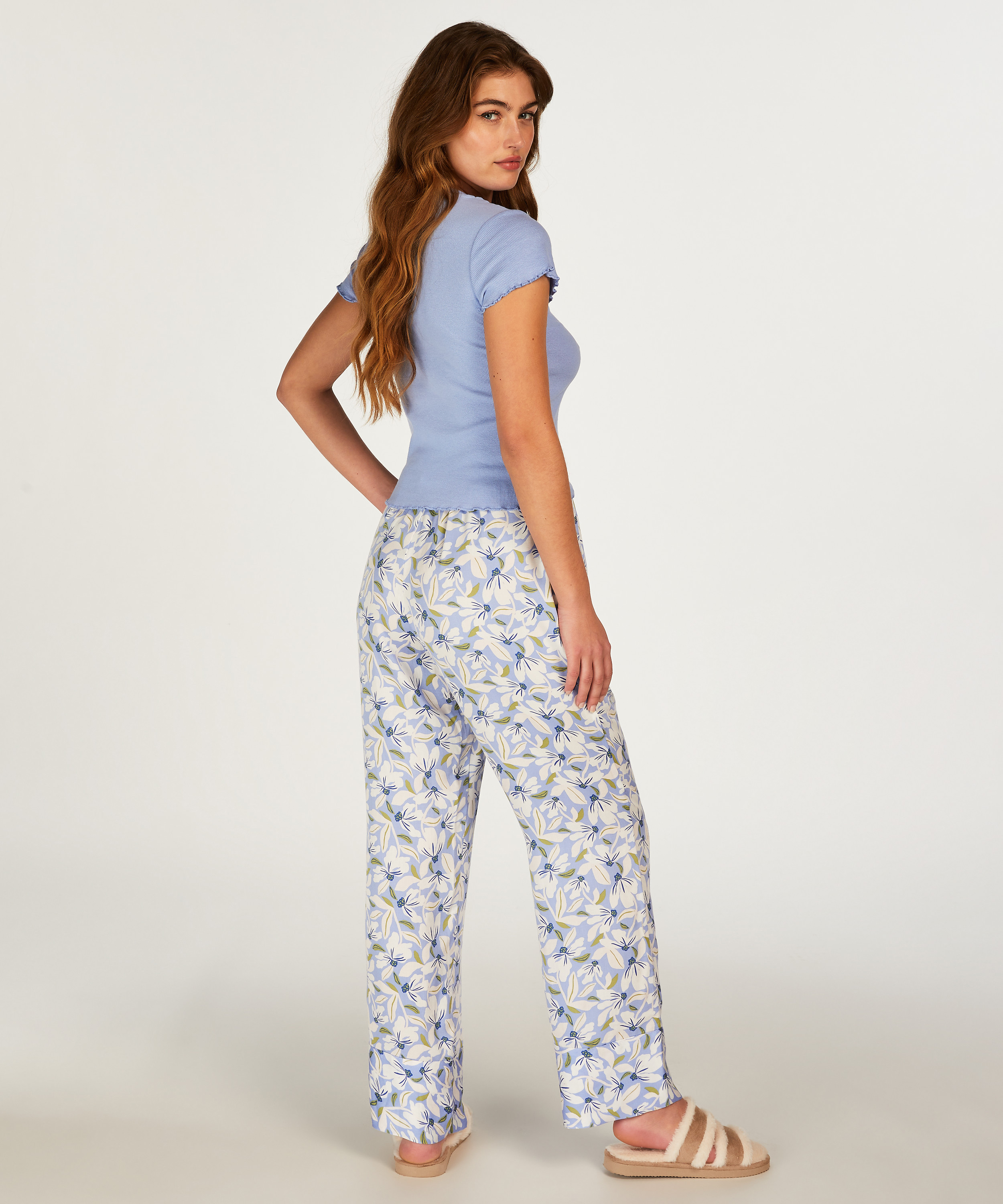 Pyjamasbukser Woven Springbreakers, hvid, main