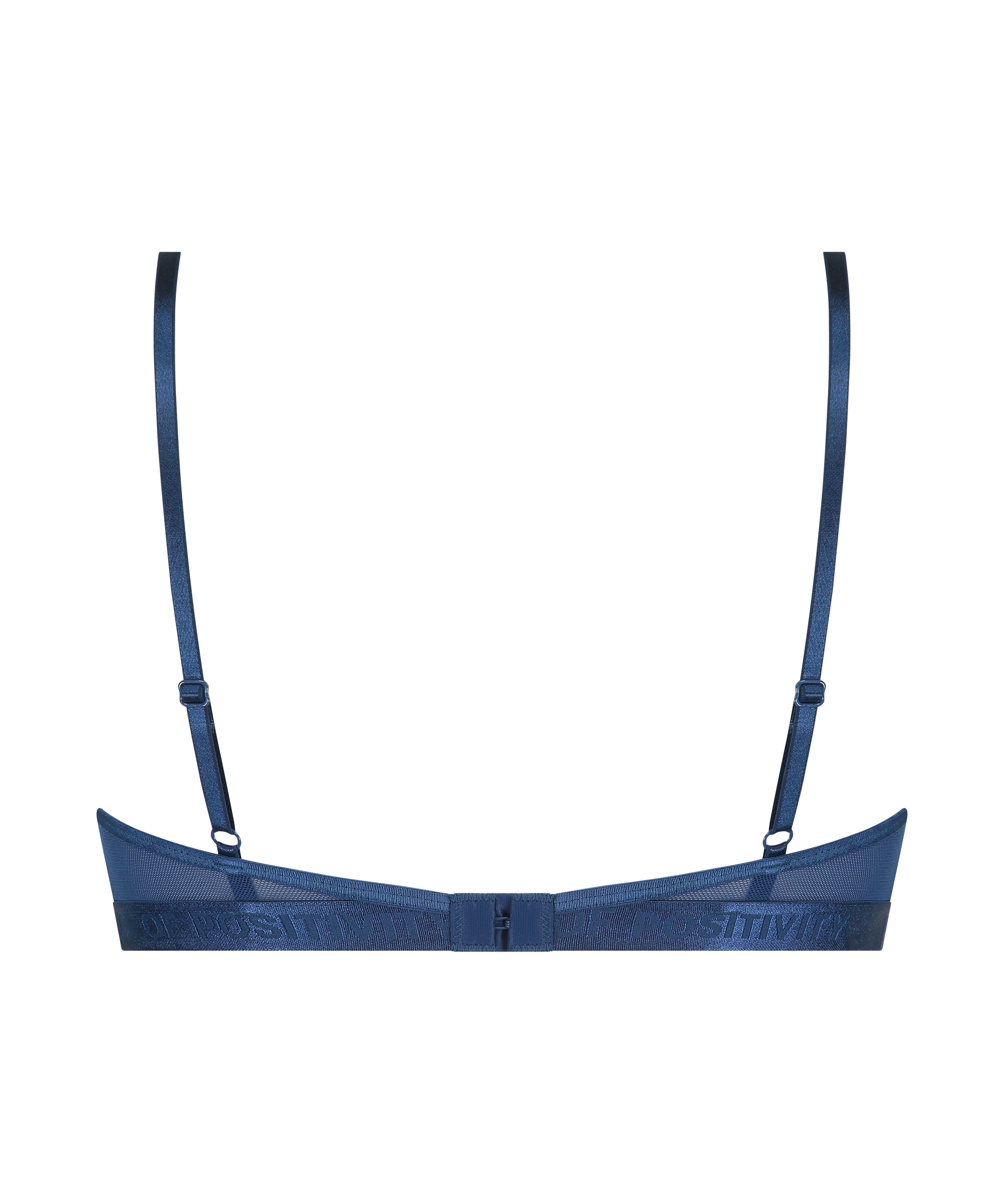 Ikke-formstøbt bøjle-bh Honey, Blå, main