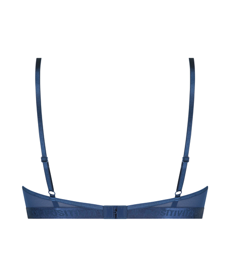 Ikke-formstøbt bøjle-bh Honey, Blå