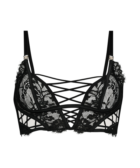 Bralette Loretta, Sort