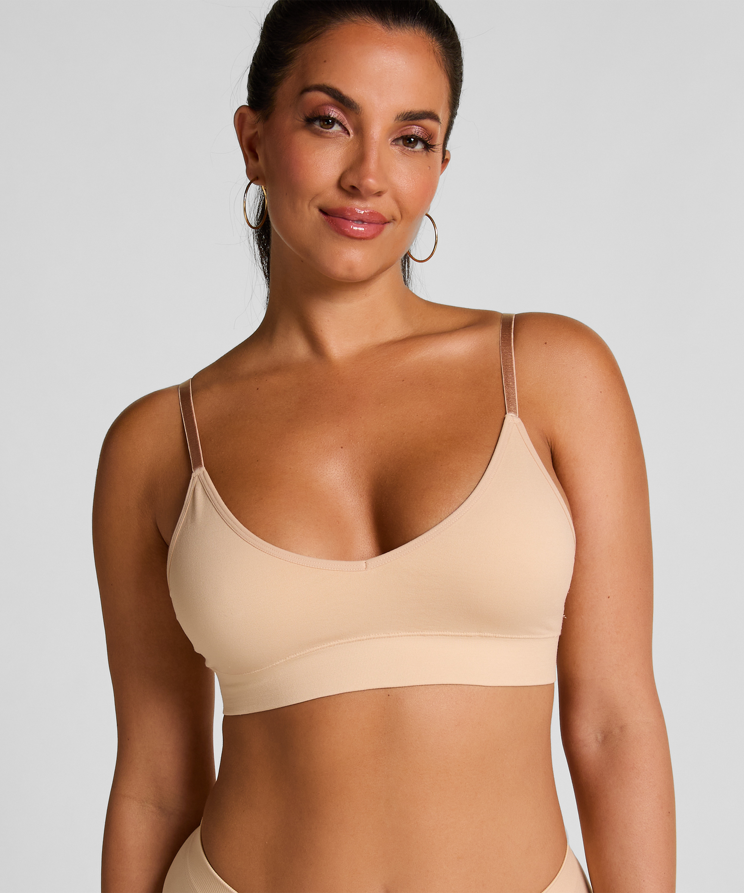 Dide trekantsbralette, Beige, main