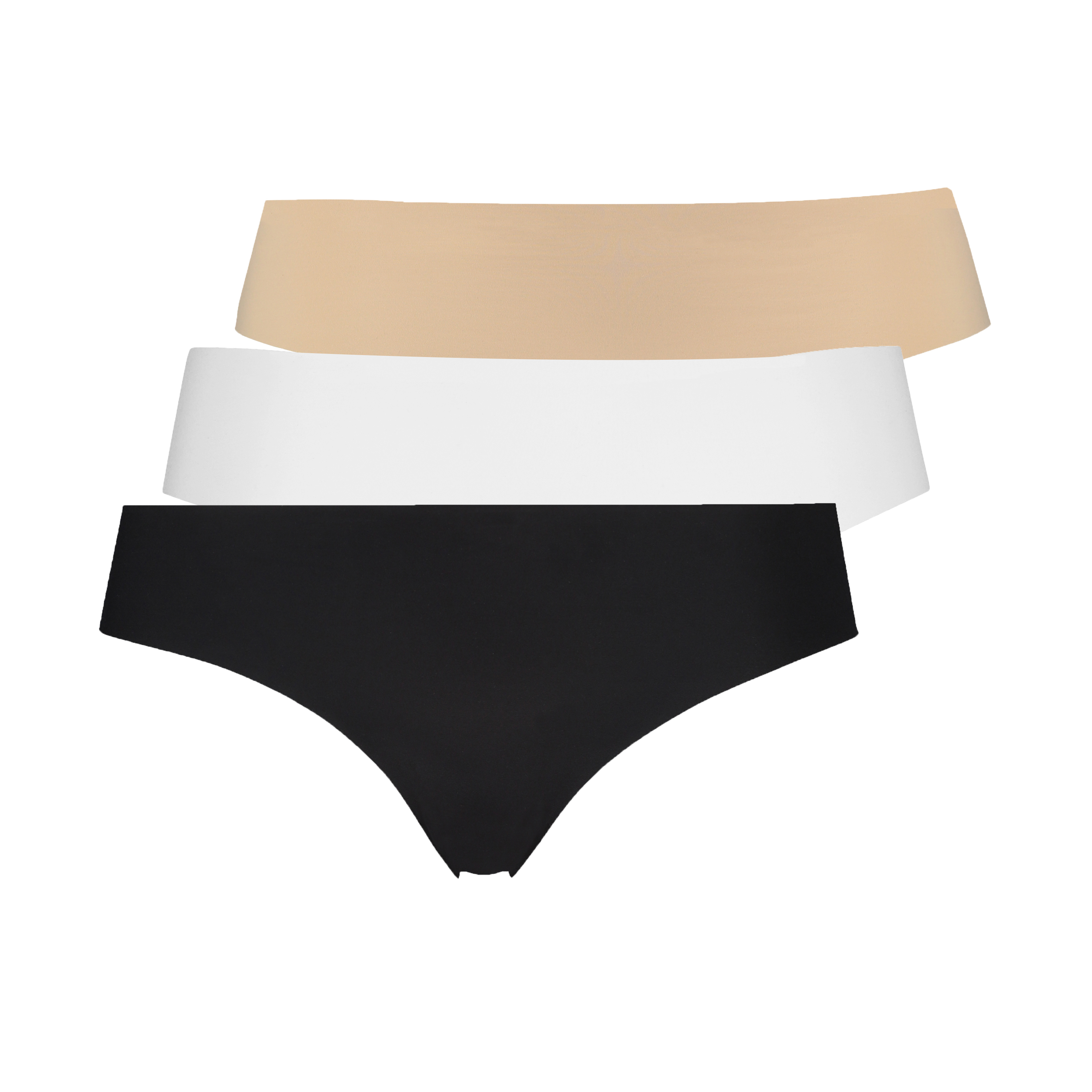 Invisible brasiliansk trusse Bomuld, Sort, main