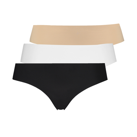 Invisible brasiliansk trusse Bomuld, Sort