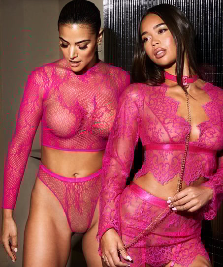 Private Lace Set, pink