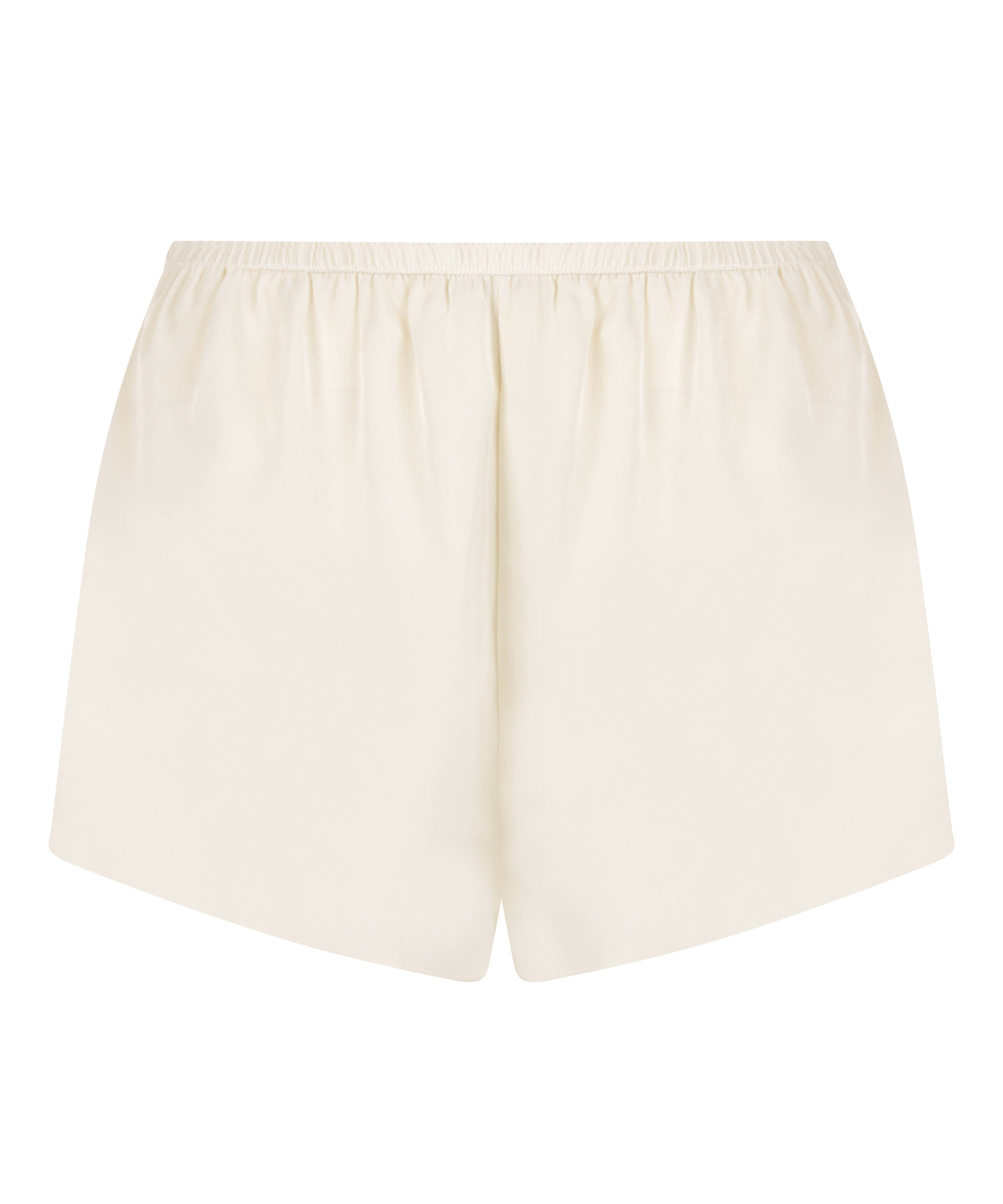 Shorts Satin Minimal, Hvid