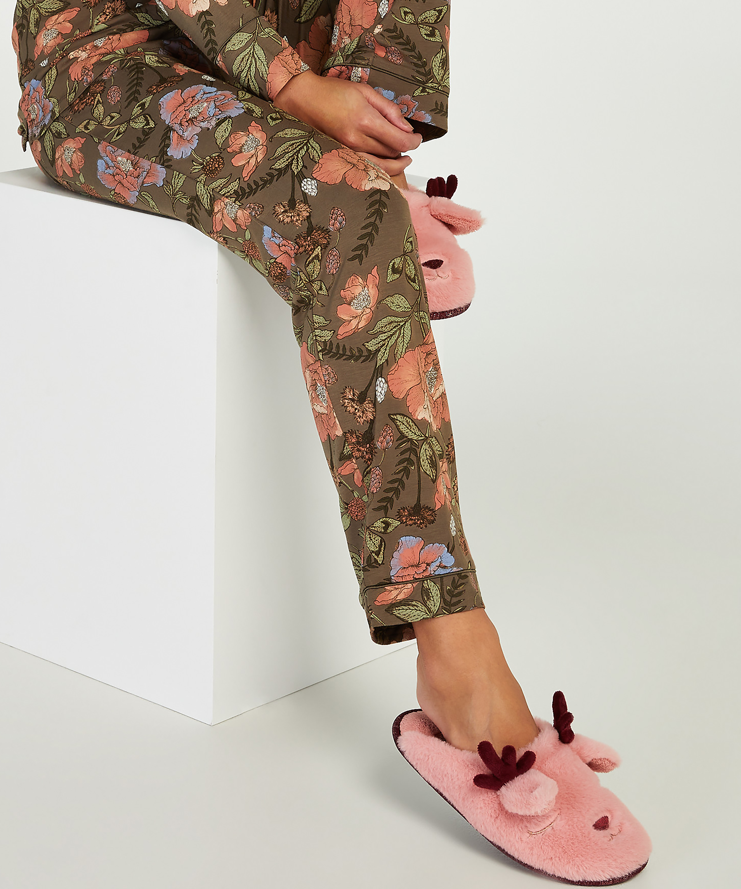 Hjemmesko rensdyr Luna, pink, main