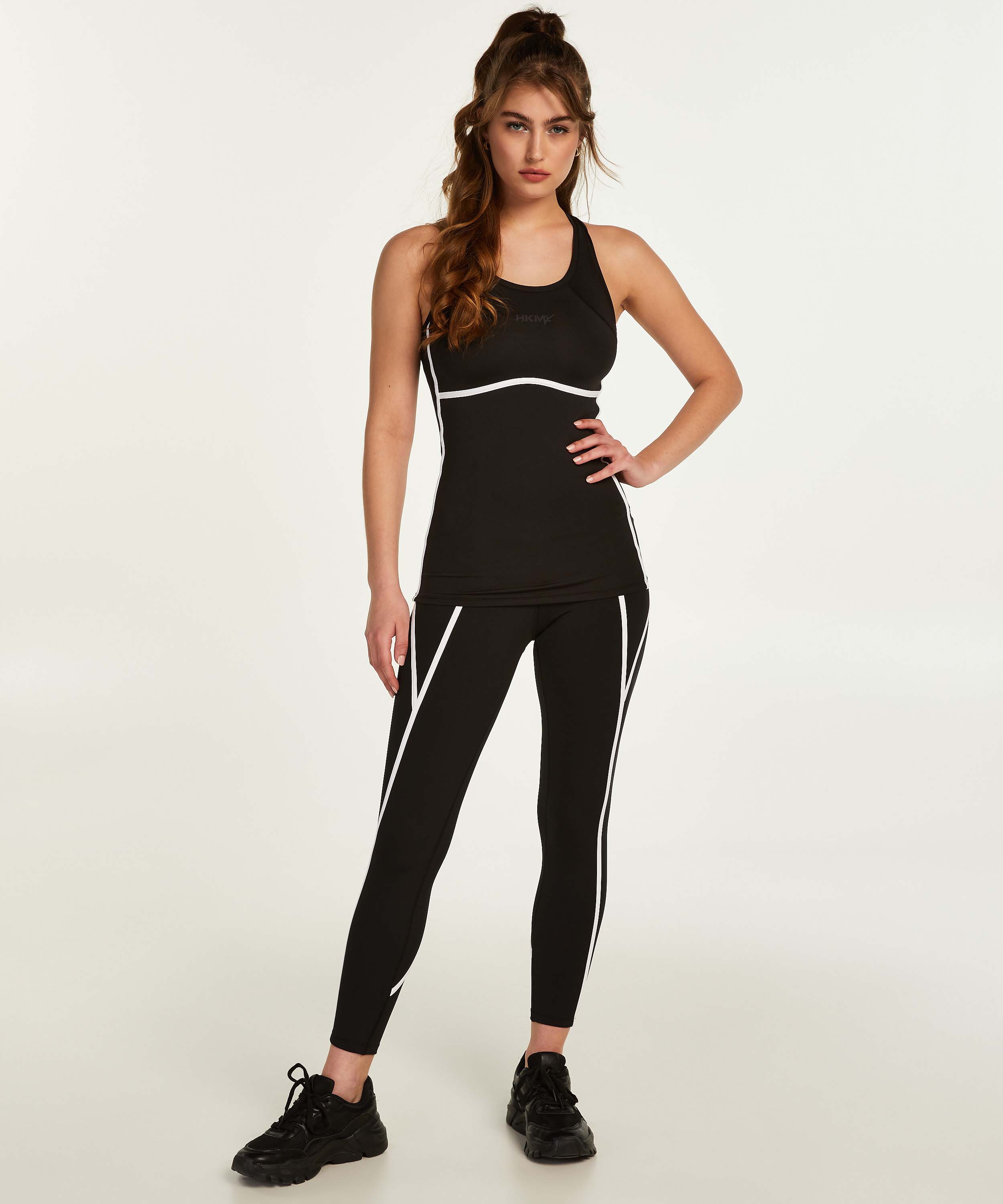 HKMX Slim fit top Ayla, Sort, main