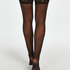 Stay-up 20 Denier Lurex Emilia, Sort