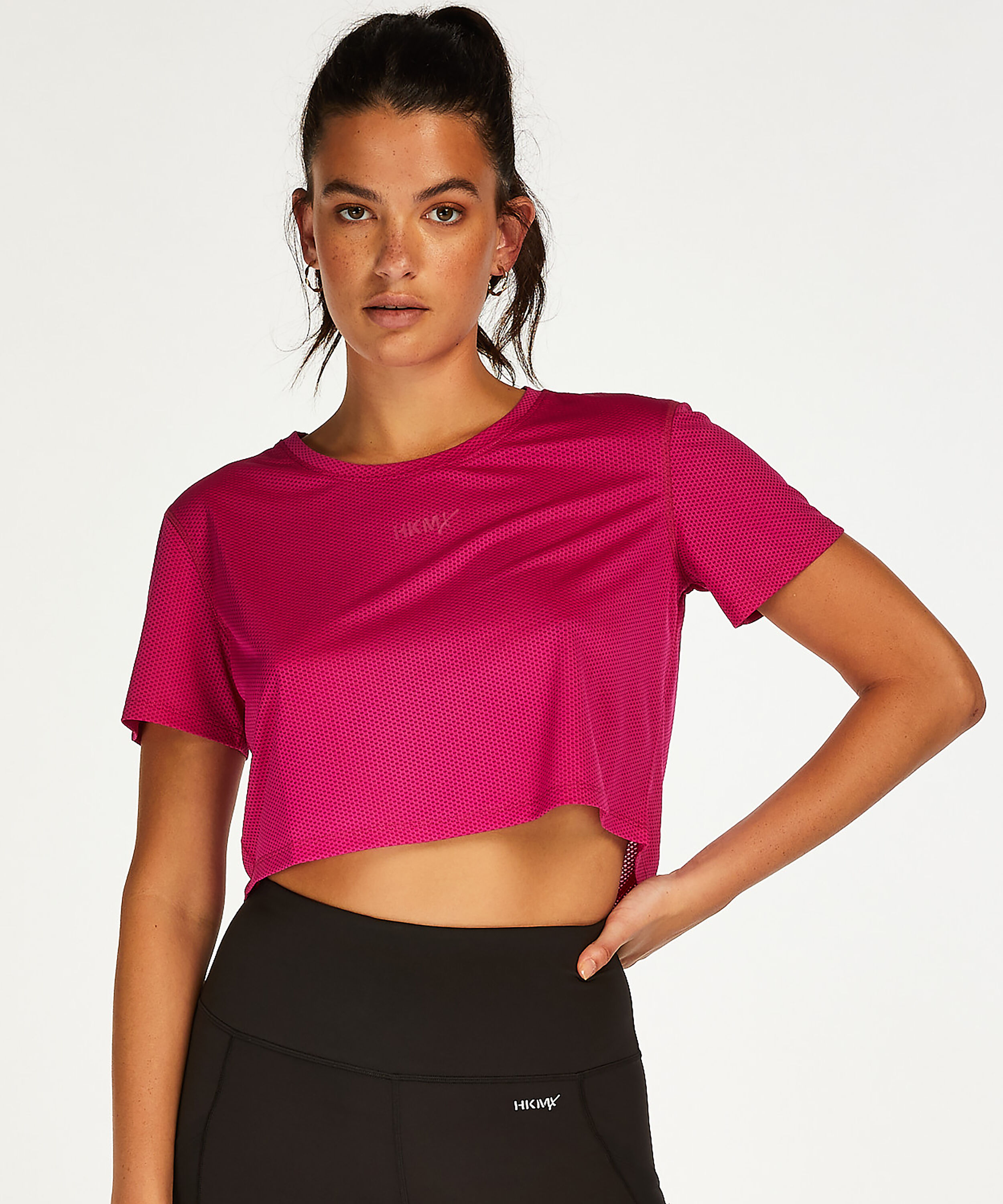 HKMX Croptop Mesh, Lyser&oslash;d