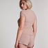 Pyjamas Top Rib Essential, Beige