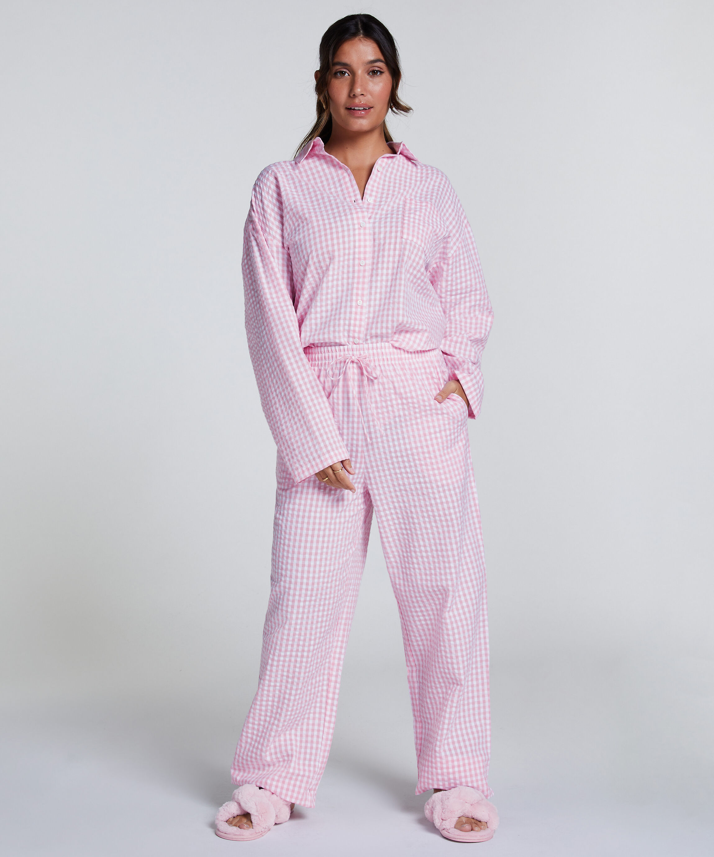 Pyjamasbukser Bomuld, Lyserød