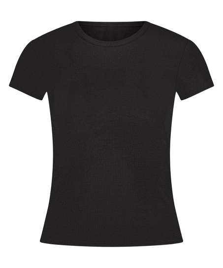 Pyjamas Top Rib Essential, Sort
