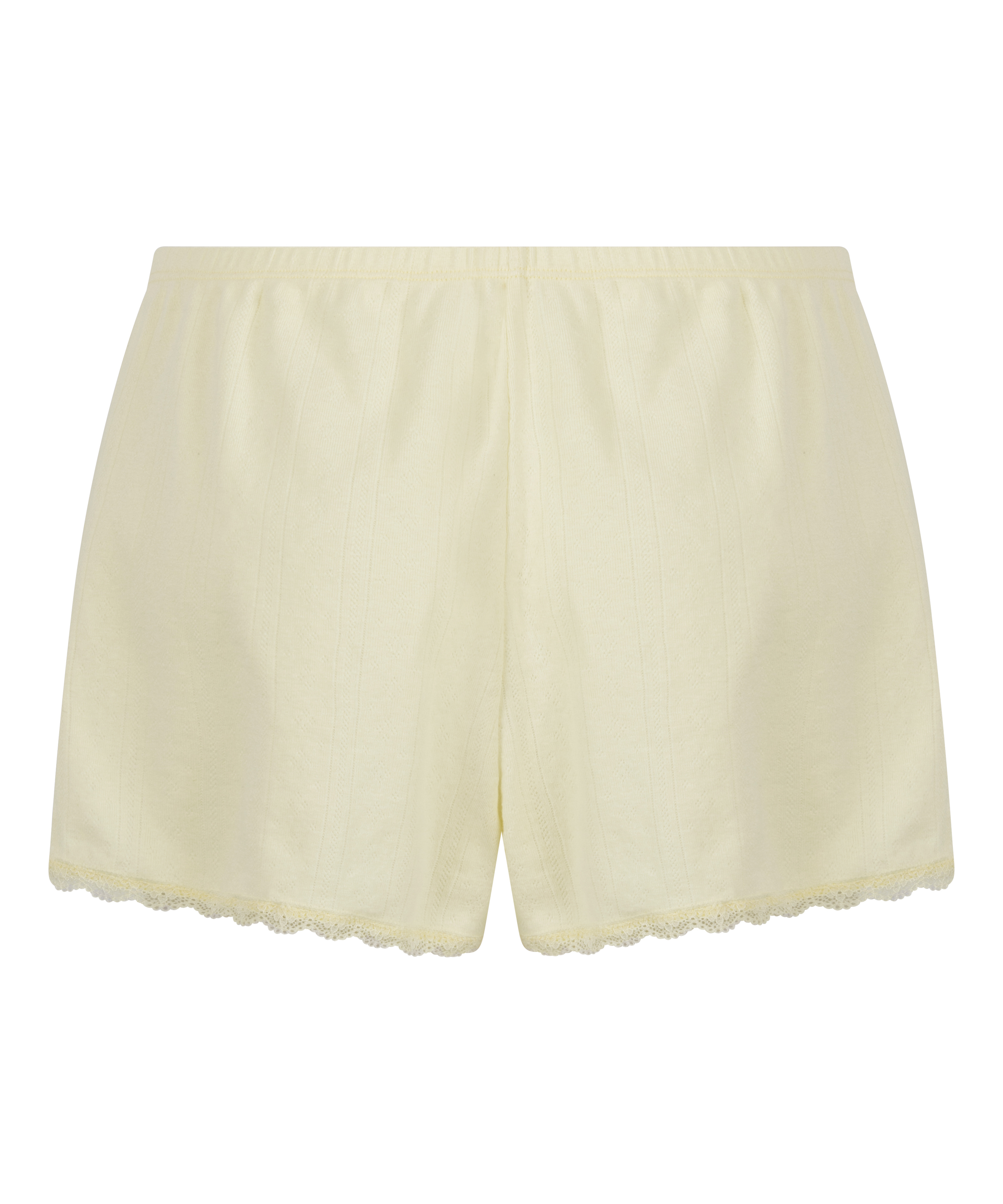 Pointelle shorts, Gul, main