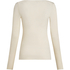 super soft b&aring;dhals bluse med cashmere, Hvid