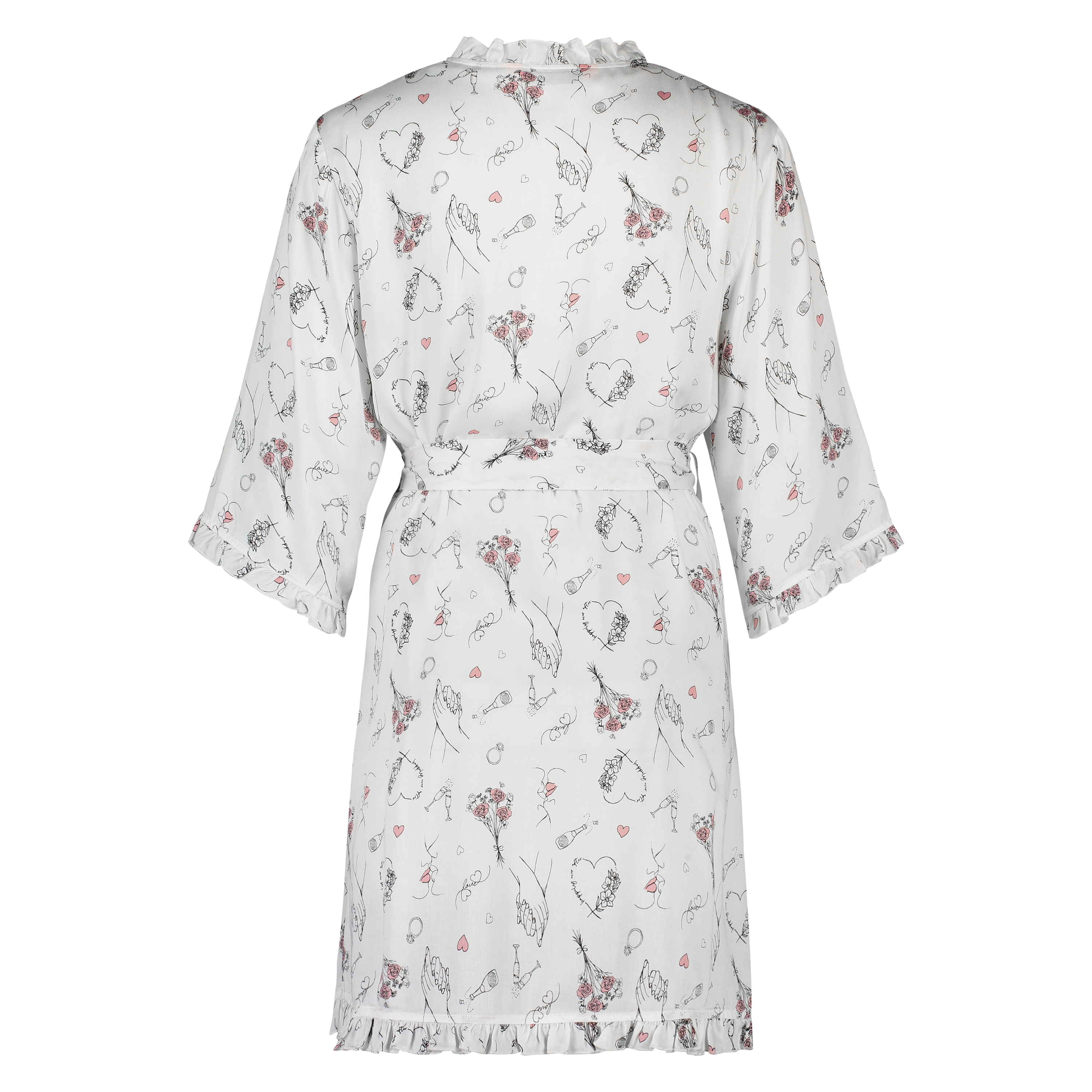 Kimono Bridal, Hvid, main