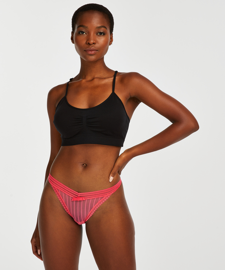 Kira lav g-streng, rød